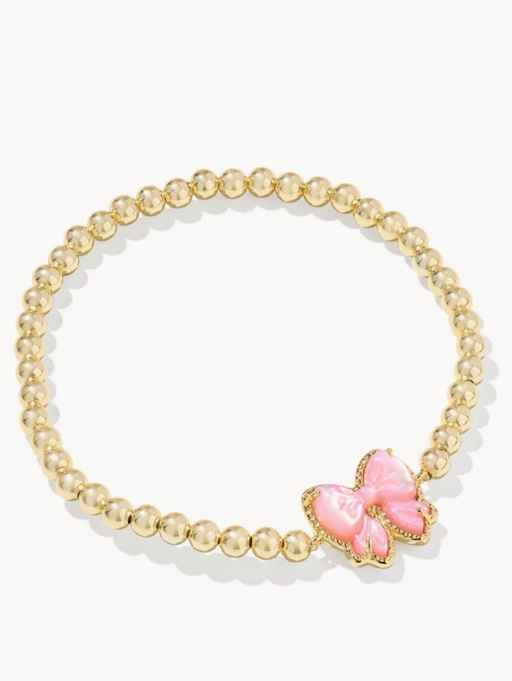 Kendra Scott Haley Bow Gold Stretch Bracelet